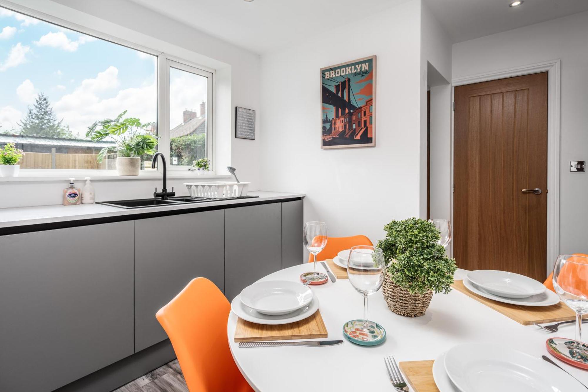 Shawe House - 10 Minute Mcr Airport - Free Parking Villa Wythenshawe Szoba fotó
